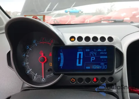 2013 Chevrolet Sonic Lt Auto из США, поврежденный, VIN 1G1JC6SG7D4207355